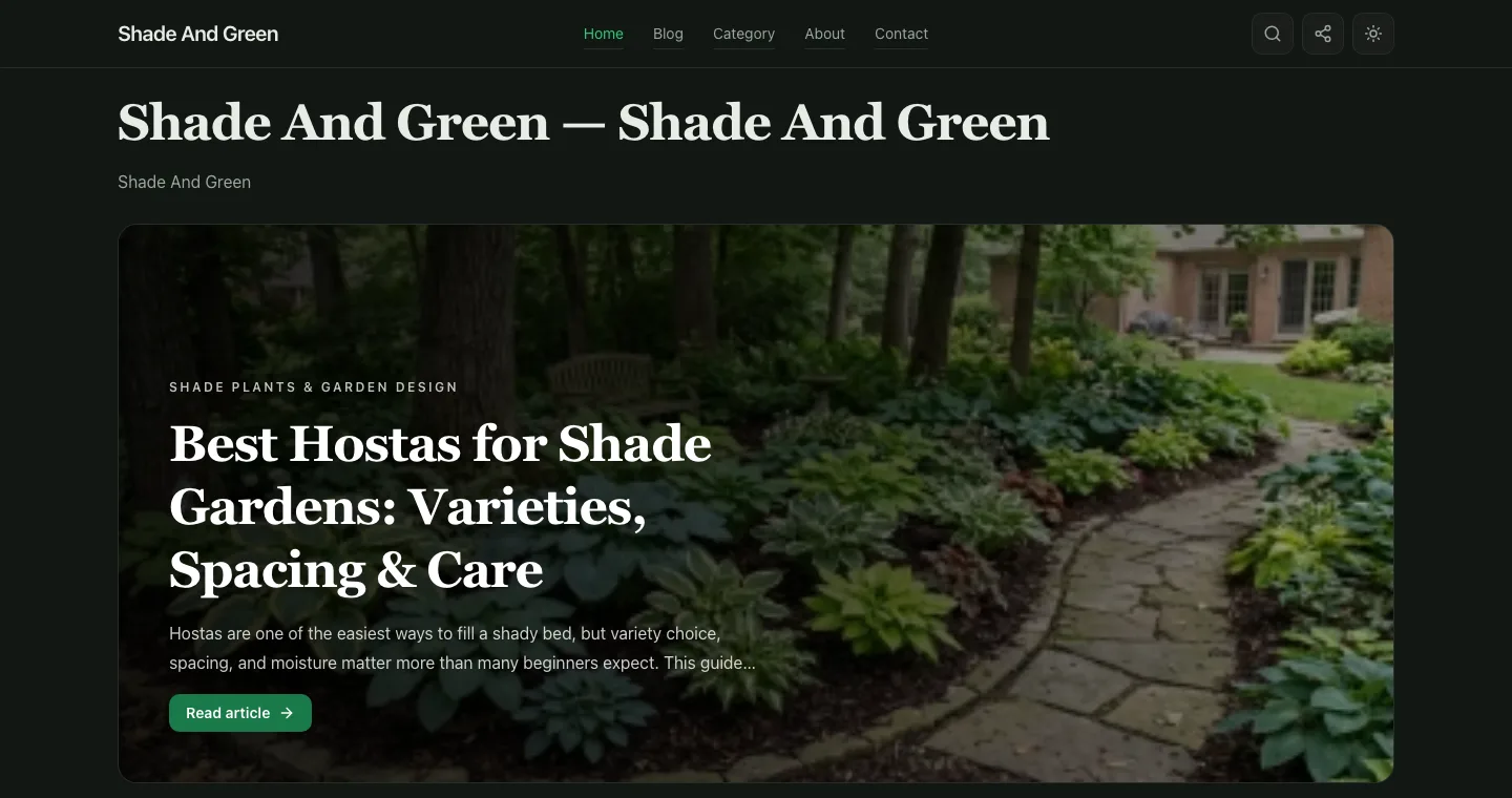 ShadeAndGreen screenshot